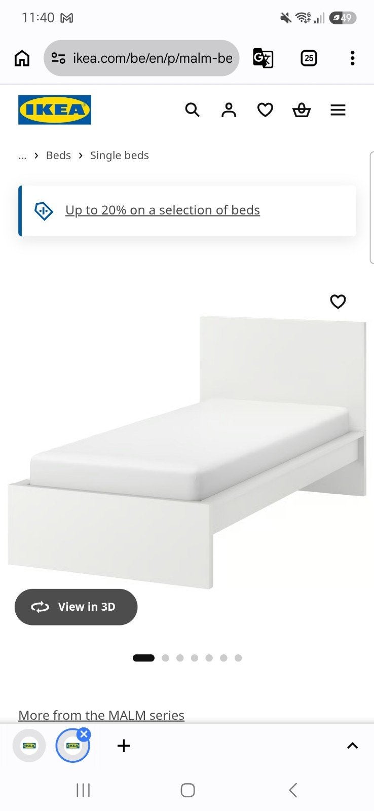 Ikea bedframe 90*200, Ophalen