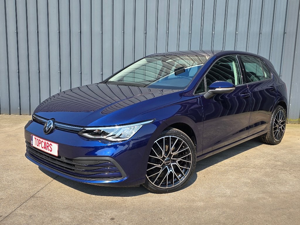 ✔ VW GOLF 8 1.0TSI Life 2023 Euro6 ° 57 0000 km ❕, Auto's, Voorwielaandrijving, Stof, Blauw, Bedrijf