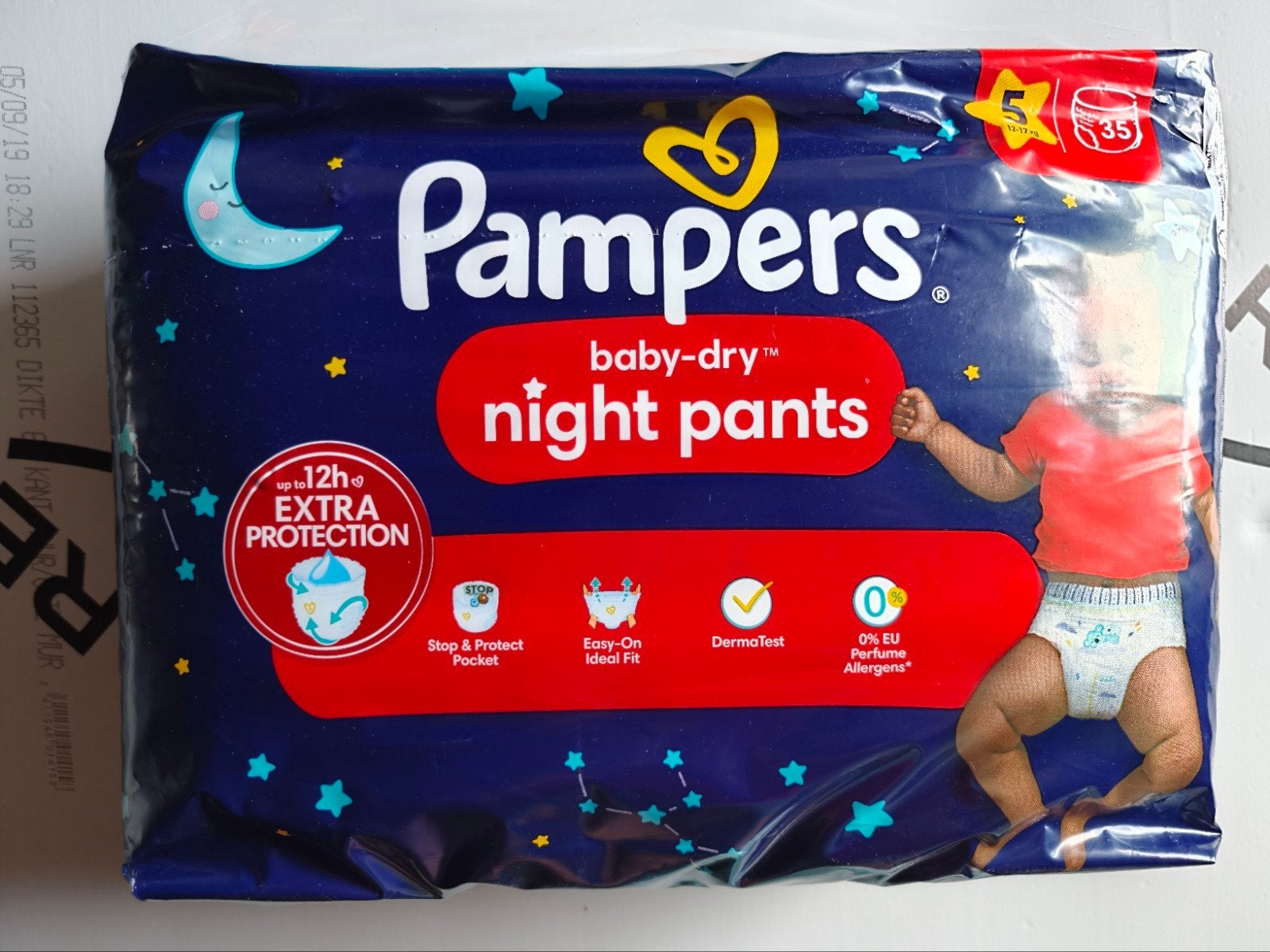 pampers baby dry night pants maat 5, Ophalen of Verzenden