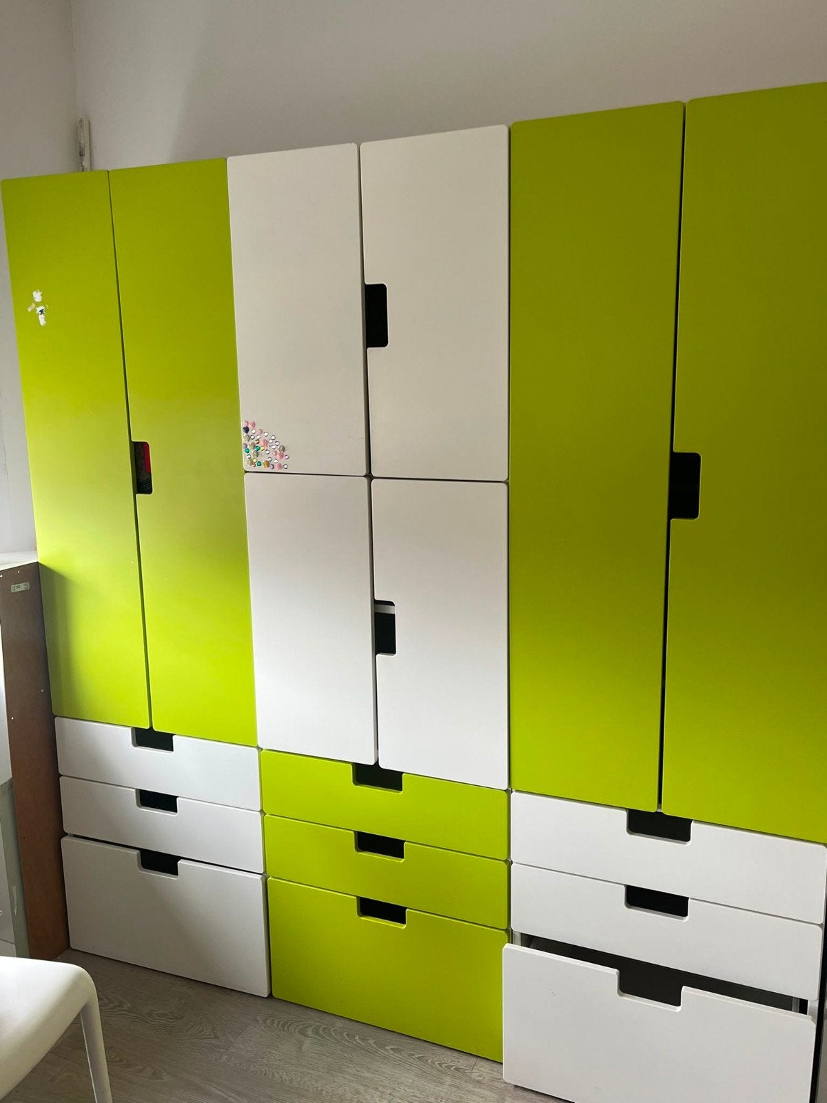 garde robe ikea enfants, Enlèvement, Utilisé, Autres essences de bois, Avec tiroir(s)