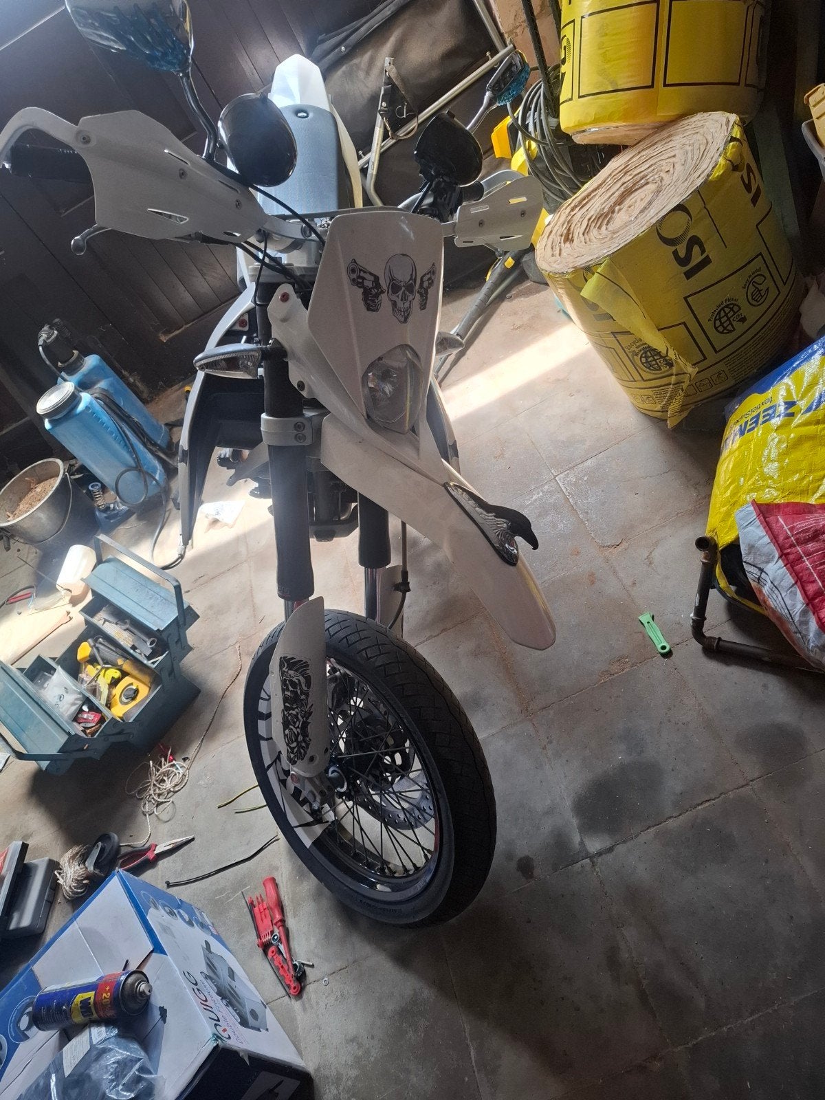 Leuke motto 125 start en rijd gaat weg wegen tijd gebrek en, Ophalen, Gebruikt, 125 cc, Derbi