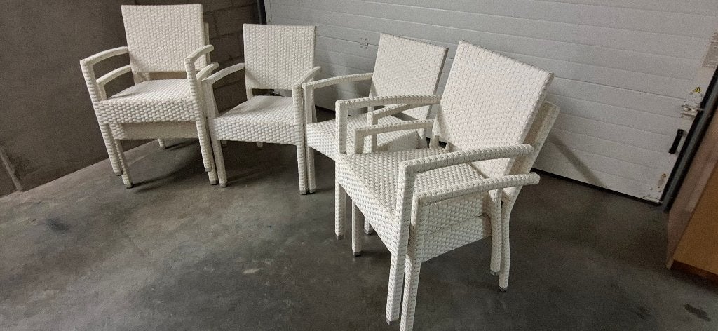 terrasstoelen, Ophalen, Gebruikt, Kunststof, Stapelbaar