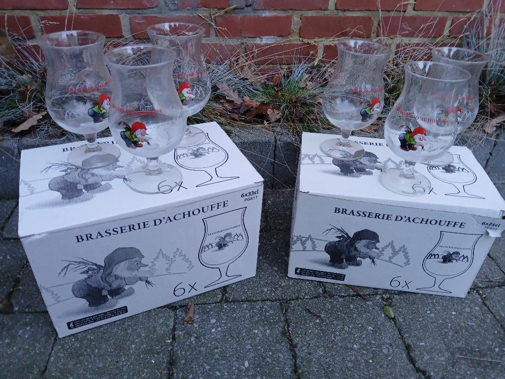 Bierglazen, "D'Achouffe", 12 stuks, Enlèvement