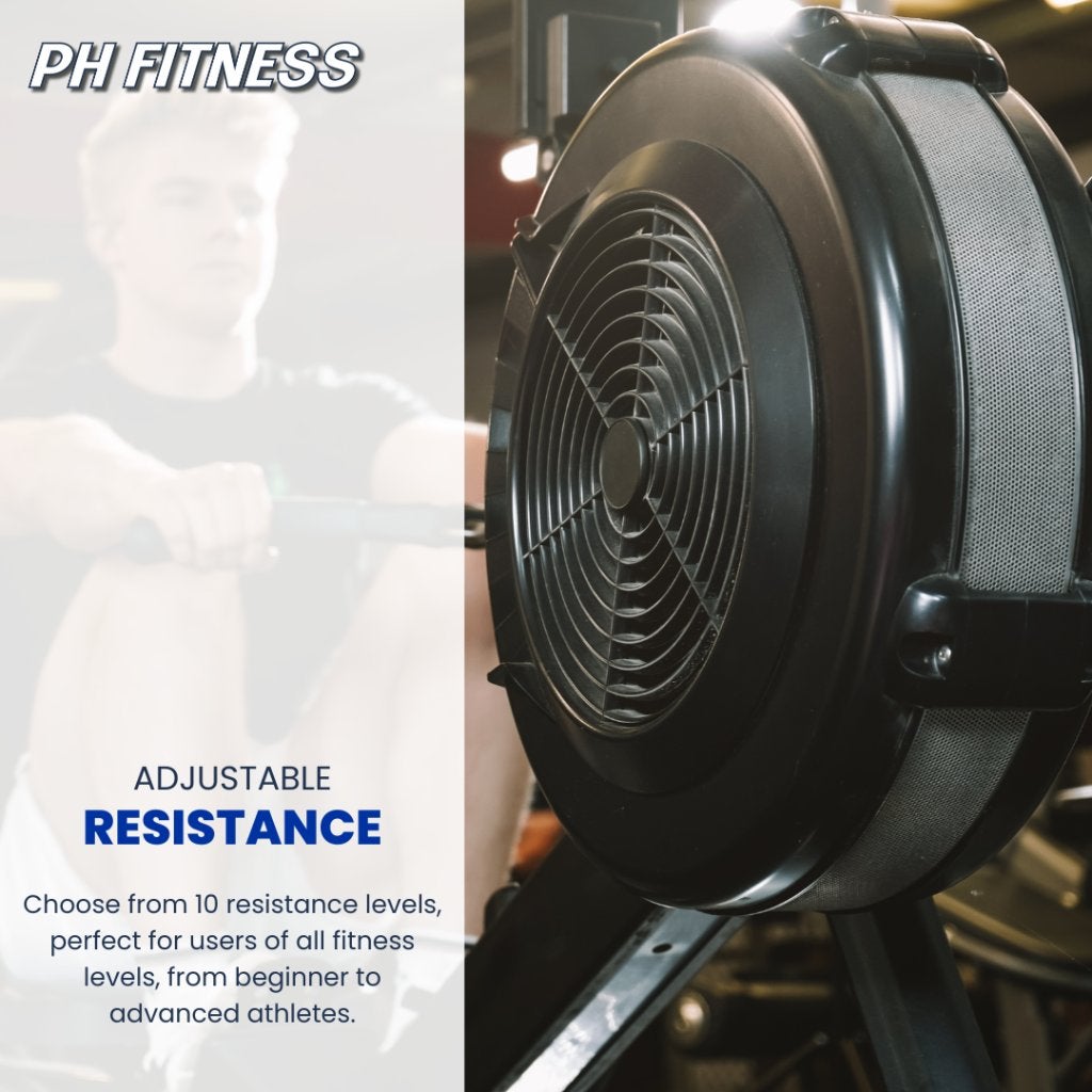 RowPro Roeimachine Rower Cardio Fitness Training, Sport en Fitness, Ophalen, Nieuw, Armen, Overige typen