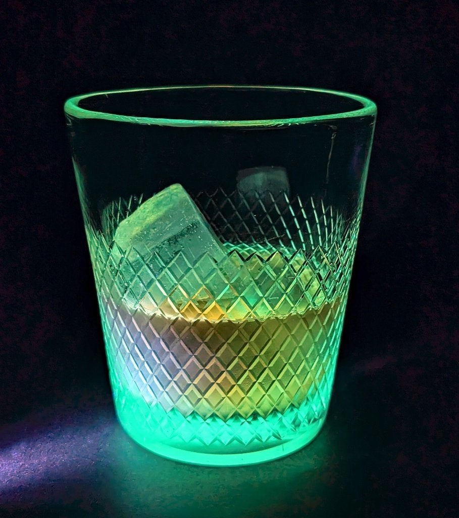 Vintage Crystal Ice Bucket UV Reactive (Cristal d'Arques), Envoi