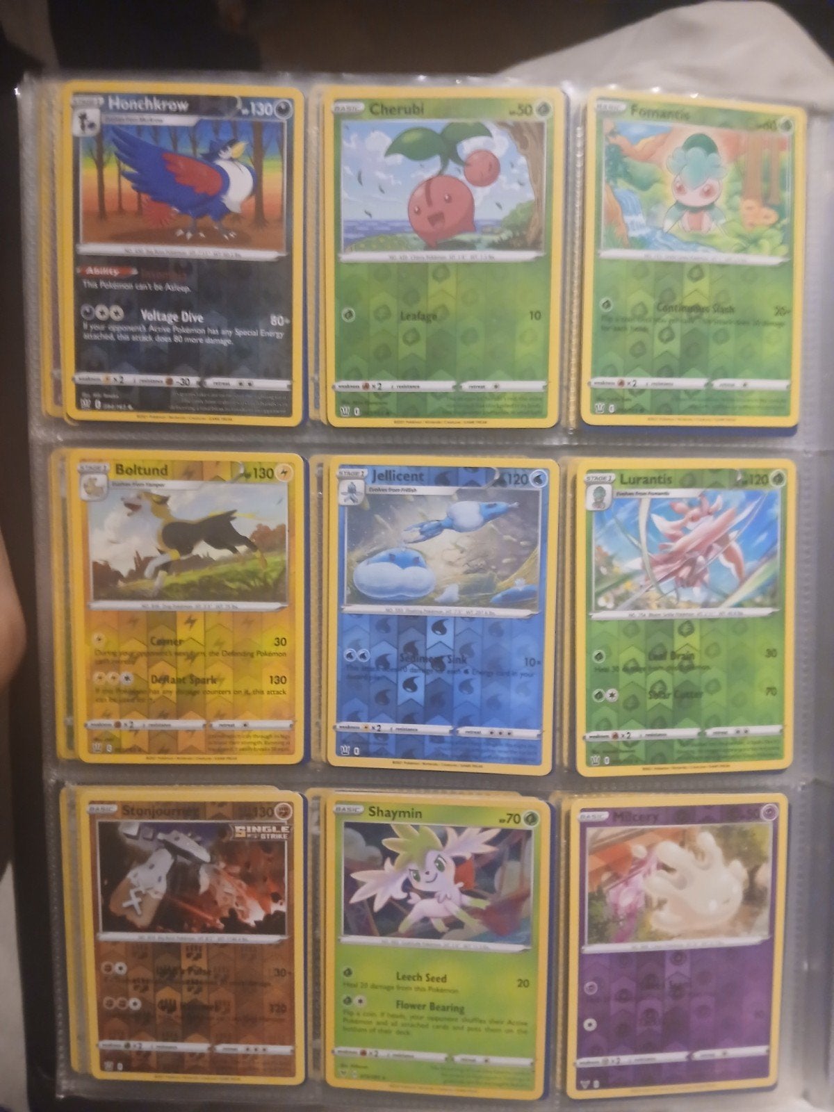 9 pokemon kaarten, Enlèvement ou Envoi, Comme neuf, Plusieurs cartes, Foil