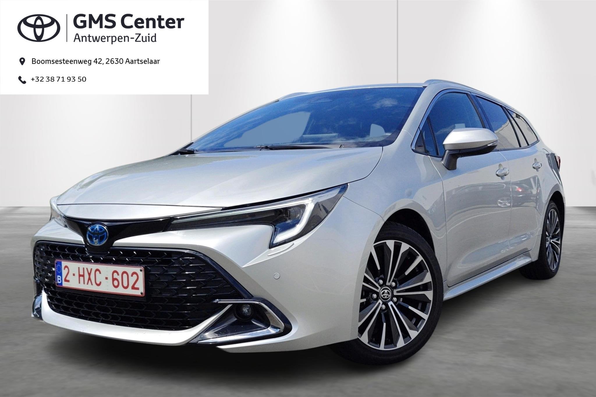 Toyota Corolla TS 1.8 Hybrid Style e-CVT - DEMO, Autos, Argent ou Gris, 750 kg, Noir, 5 portes