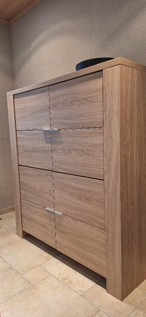 volledige eetkamer, Ophalen, Gebruikt, Eik, 4 tot 6 stoelen