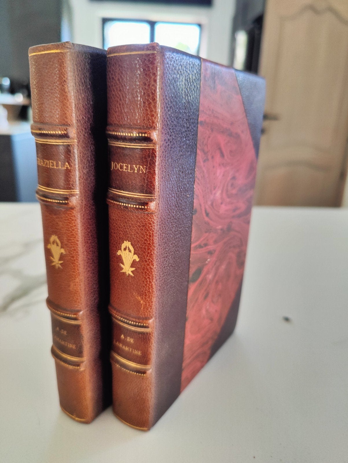 Lamartine — Graziella & Jocelyn — 2 livres anciens - CMB, Enlèvement ou Envoi, A. de Lamartine