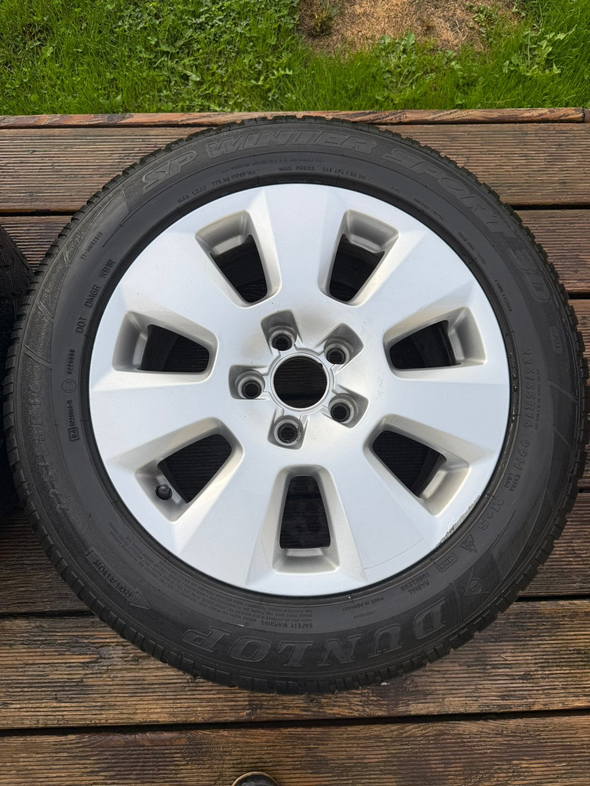 4 jantes aluminium Audi A6 16” – 5x112, Autos : Pièces & Accessoires, Pneus & Jantes, Pneus hiver, 16 pouces, Pneu(s), Enlèvement