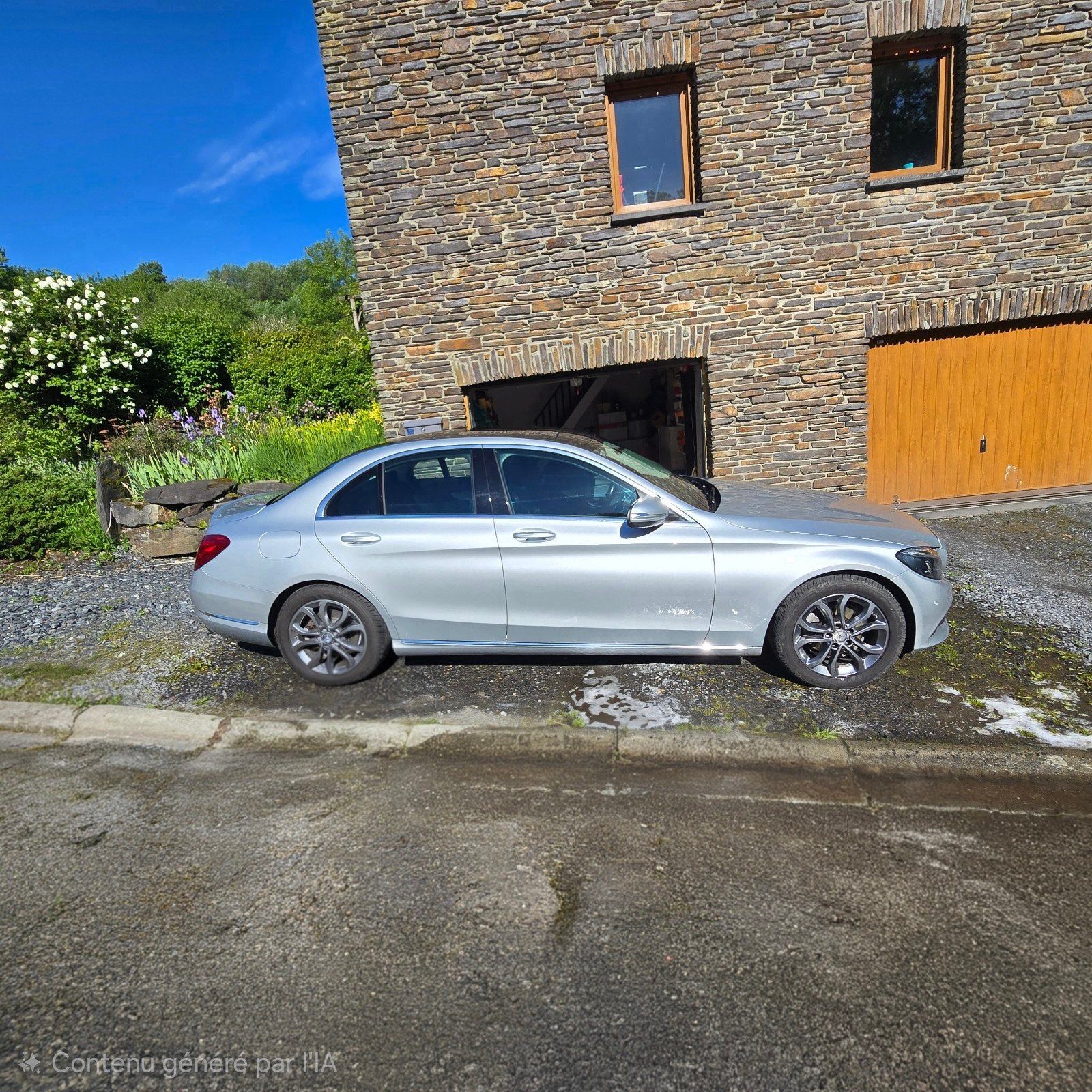 mercedes classe c 200d w205, Autos, Argent ou Gris, Achat, Boîte manuelle, Toit ouvrant