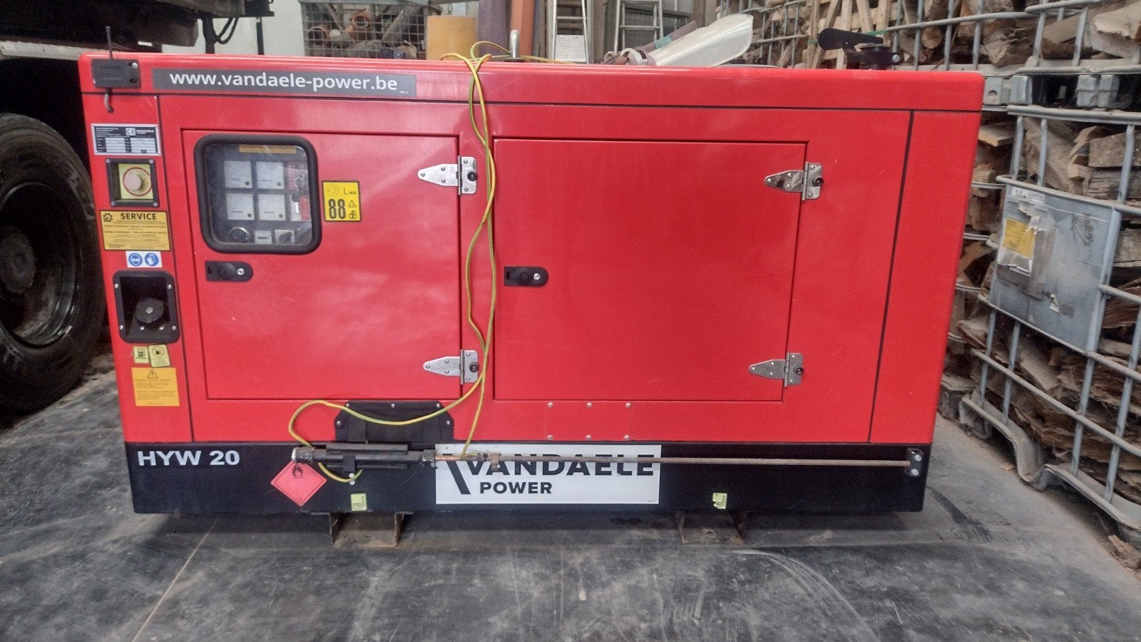 Himoisa 20KVA stroomgroep met afstandbediening in nieuwstaat, Ophalen