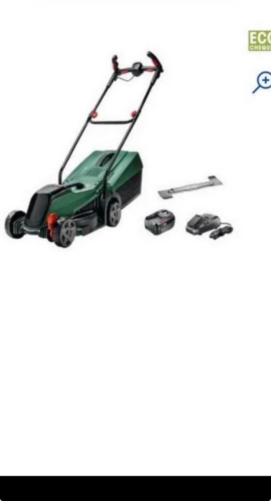 Tondeuse à gazon sans fil marque Bosch neuve neuve emballée, Jardin & Terrasse, Enlèvement, Neuf