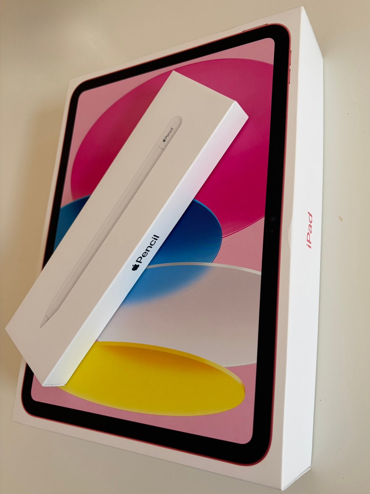 iPad 10.9" (2022) 10e generatie + Apple Pencil (USB-C), Computers en Software, Apple iPads, Ophalen, Rose Goud, Apple iPad, Zo goed als nieuw