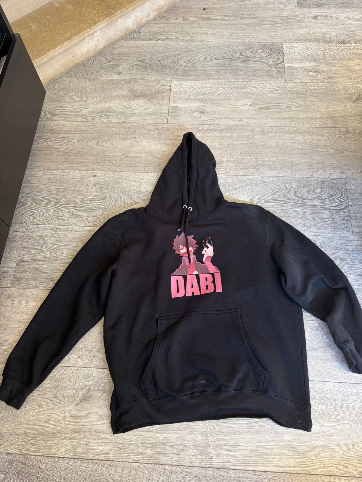 No Hero academia dabi trui (XXL), Kleding | Heren, Ophalen, Zo goed als nieuw, Overige maten, Zwart