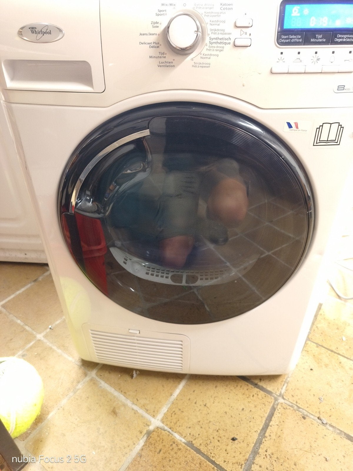 droogkast B klasse whirlpool 8 kg, Electroménager, Enlèvement ou Envoi