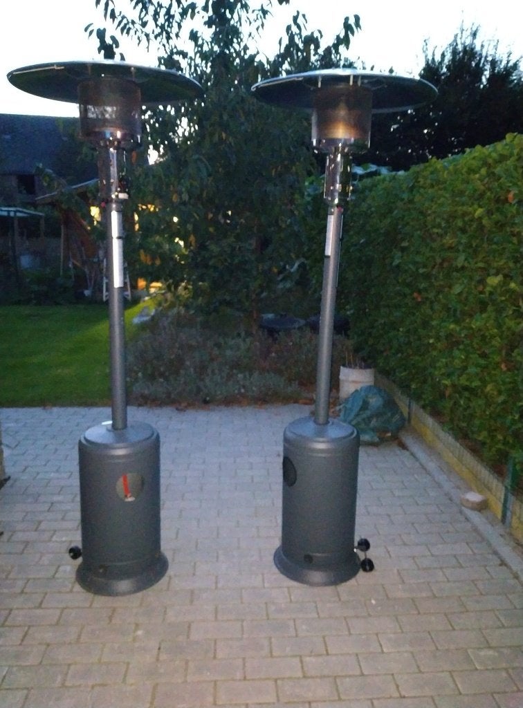 terrasverwarmers te huur - 25€/dag, Résistant à l'eau, Sol, Comme neuf, Enlèvement