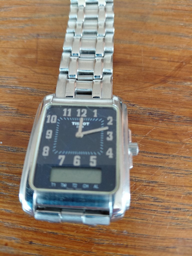 montre vintage, Montre-bracelet, Tissot, Acier, Avec bracelet