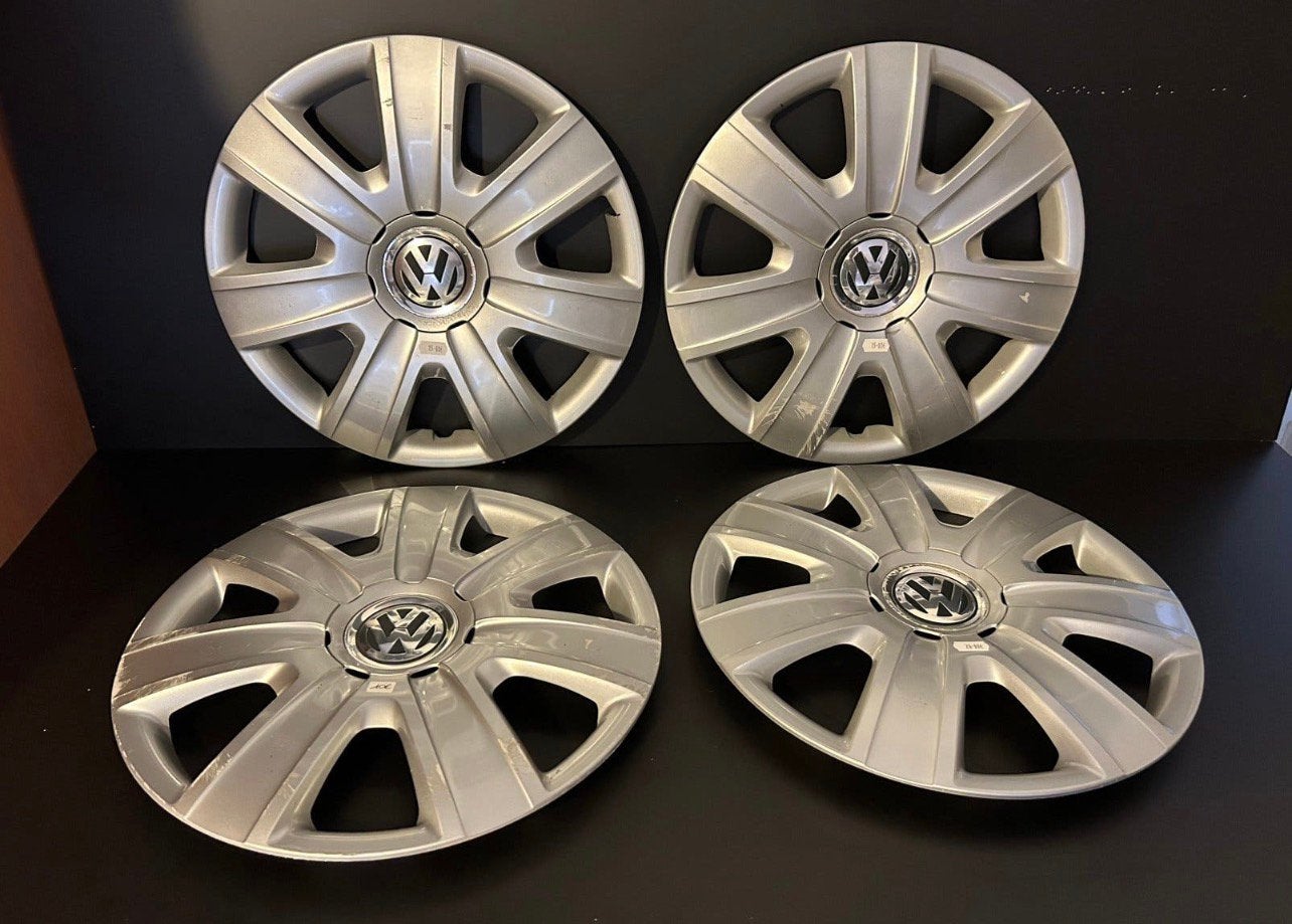 4 enjoliveurs d’origine vw polo 14", Enlèvement ou Envoi, Utilisé