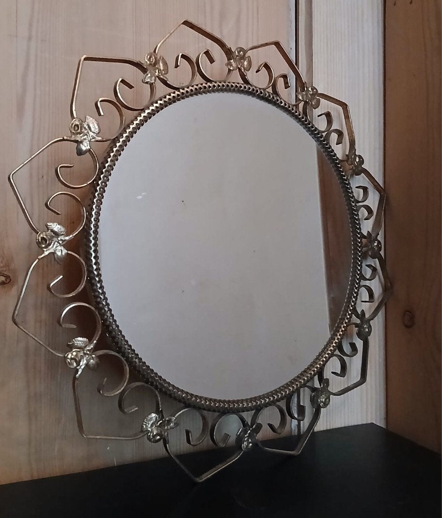 vintage zonnespiegel Engels, Antiek en Kunst, Ophalen, Rond