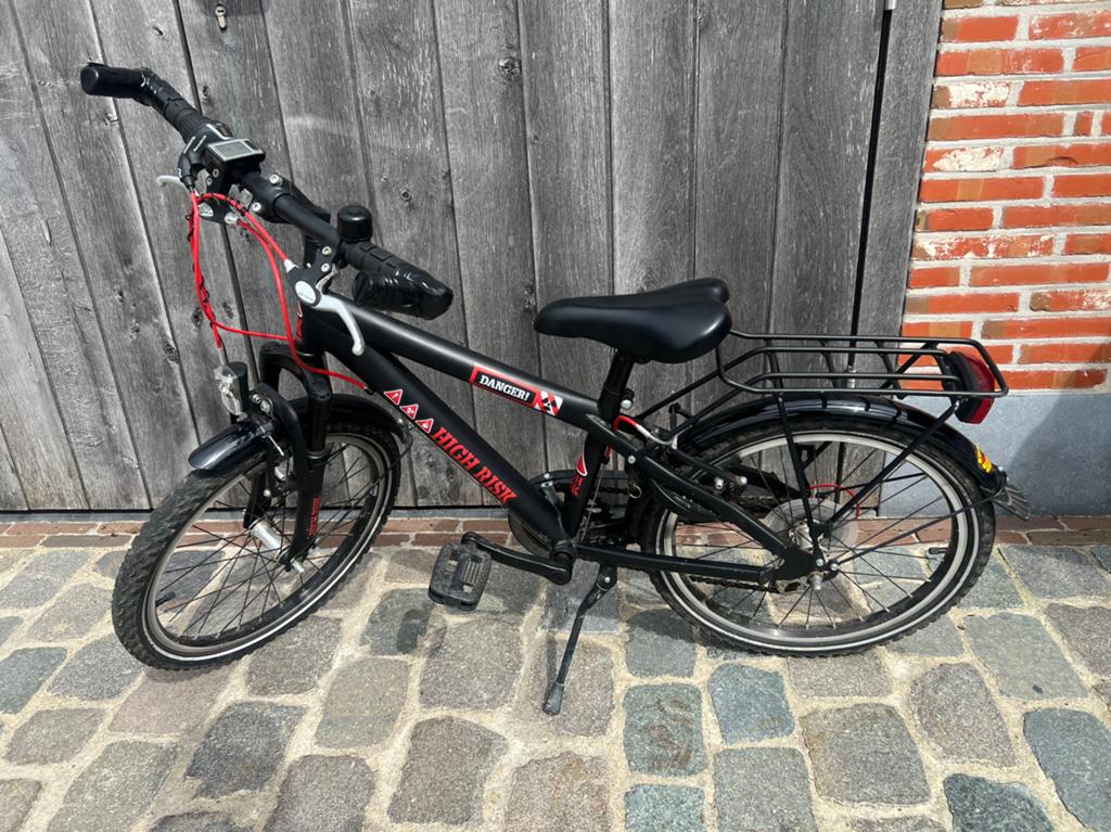 Kinderfiets jongen, Fietsen en Brommers, Fietsen | Jongens, Ophalen, Gebruikt, Velgrem, Versnellingen