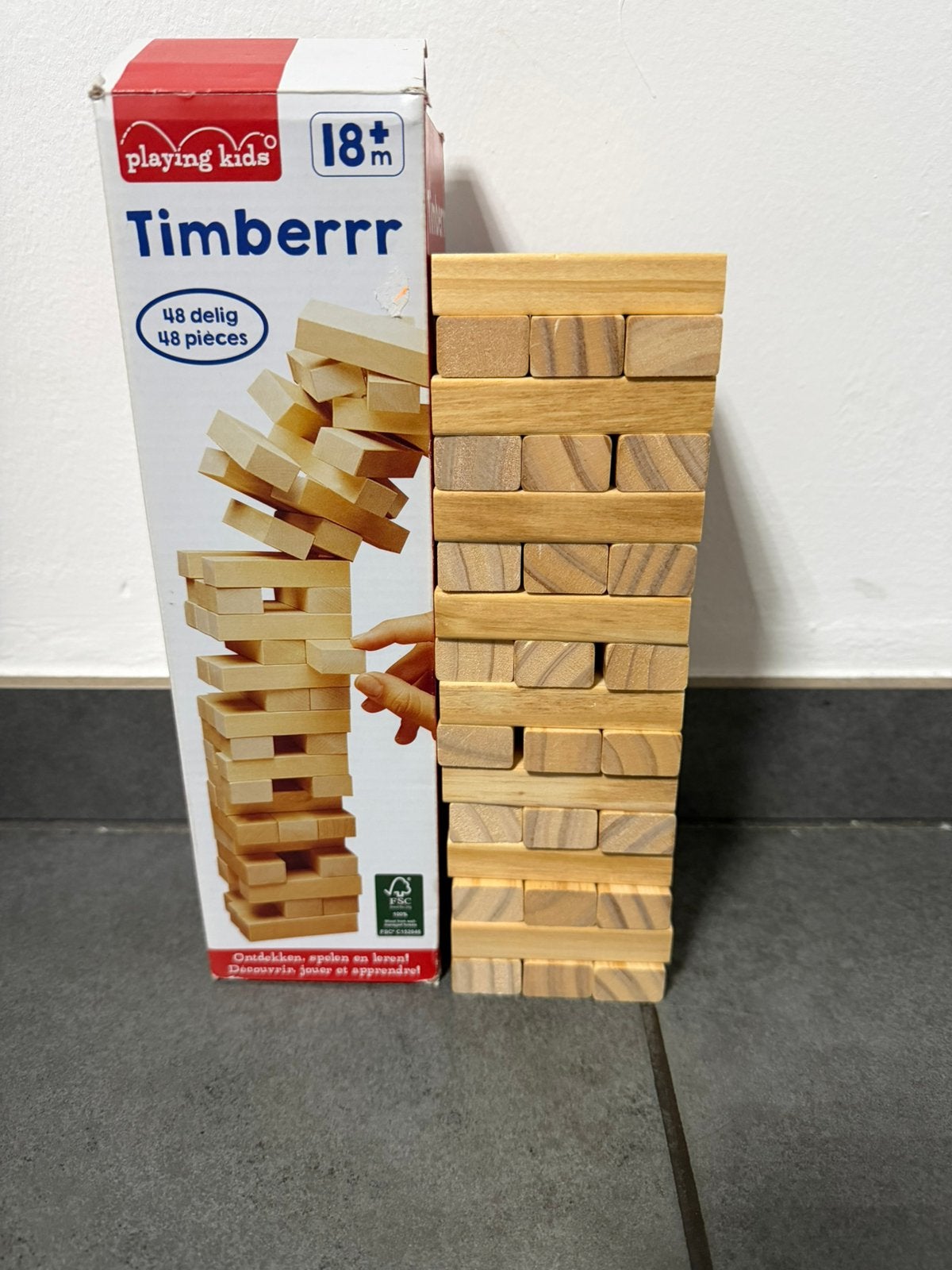 Spel jenga hout, Ophalen, Zo goed als nieuw