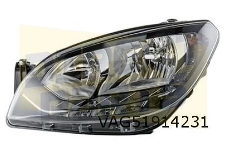 Skoda Citigo (-1/20) Koplamp Links (LED DRL) Origineel! 1ST9, -, Verzenden, -, Nieuw