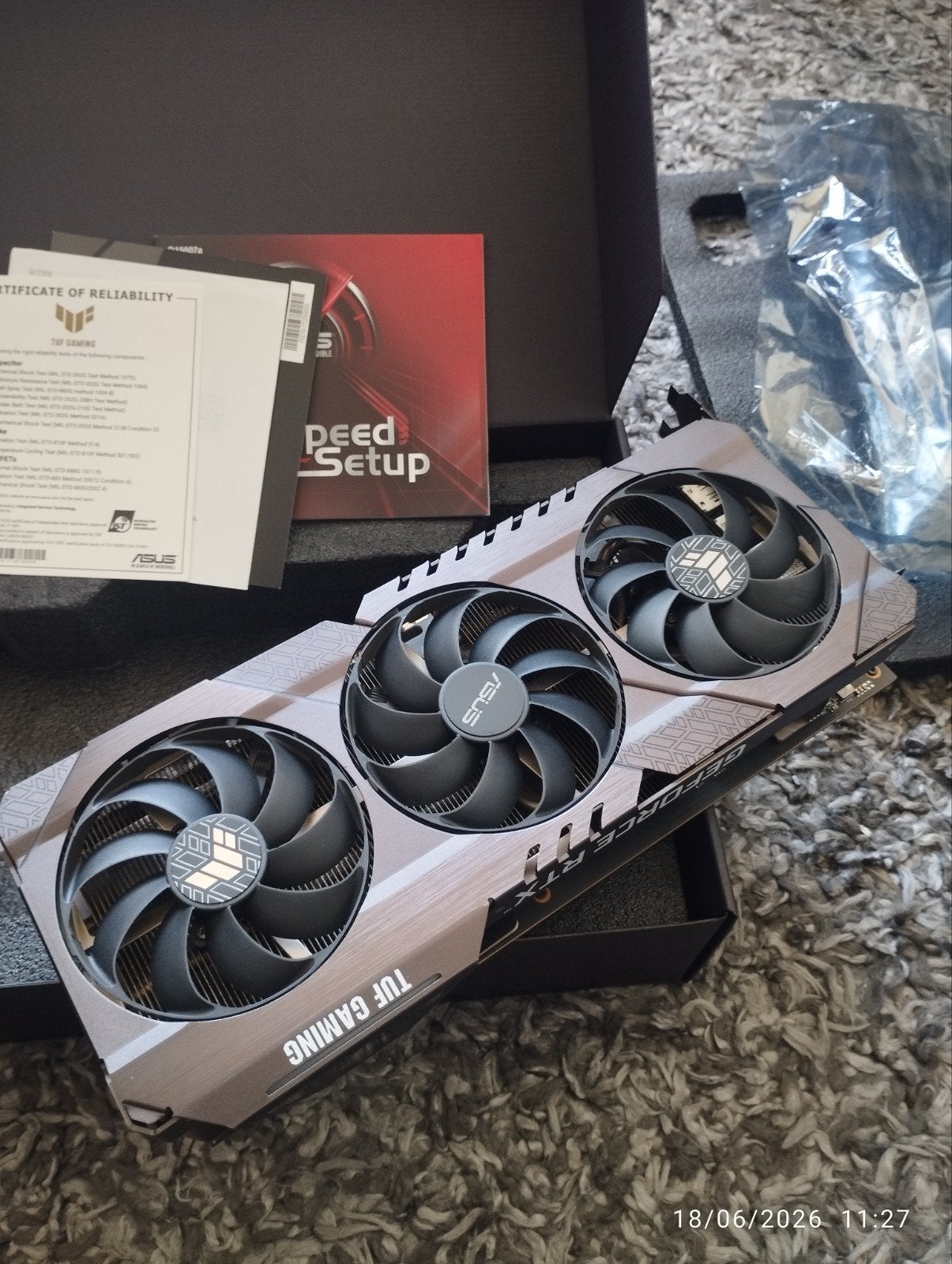 ASUS RTX 3070 TUF GAMING, Ophalen, Gaming