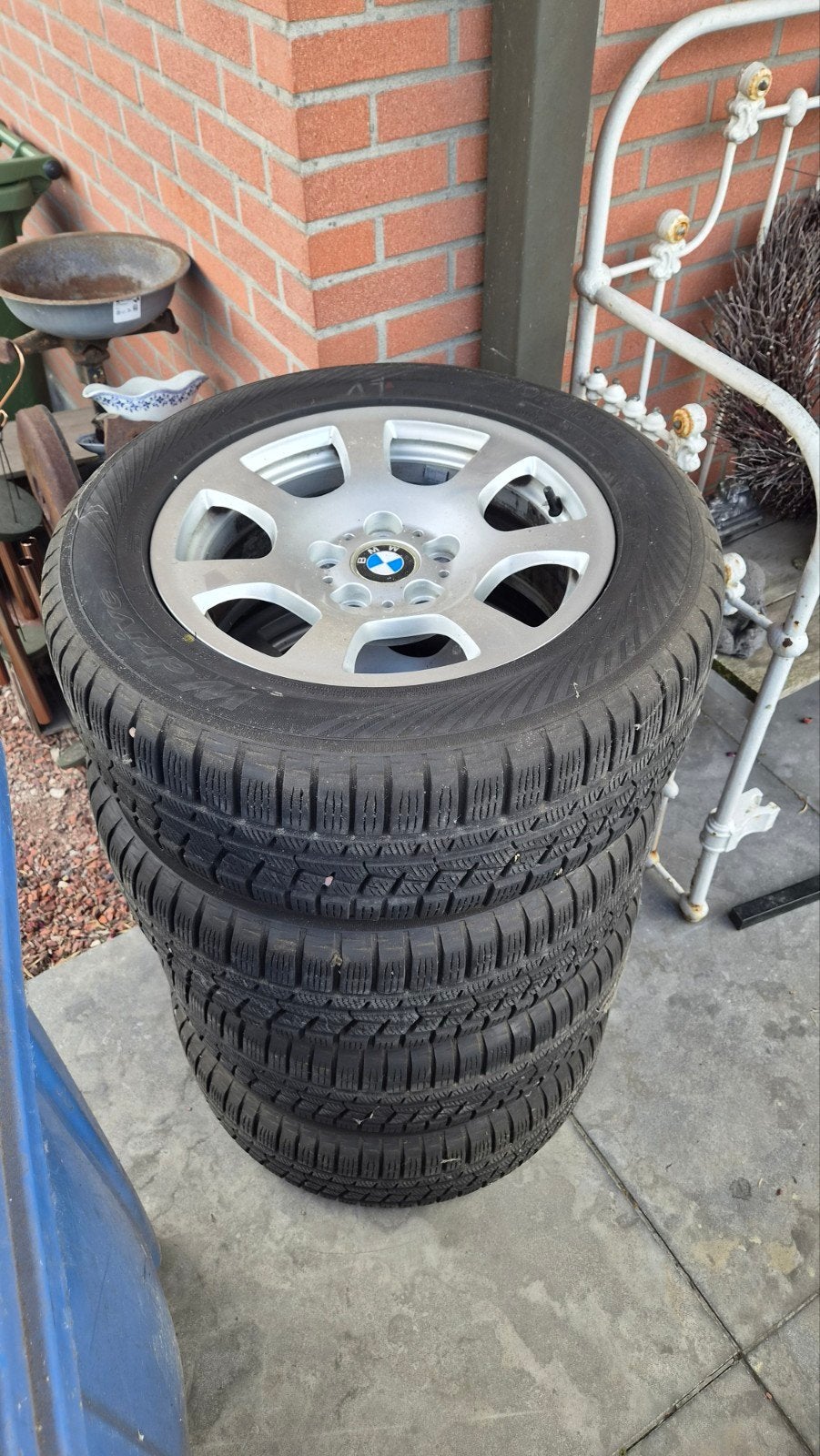 Velgen met winterband BMW e60/e61, Ophalen