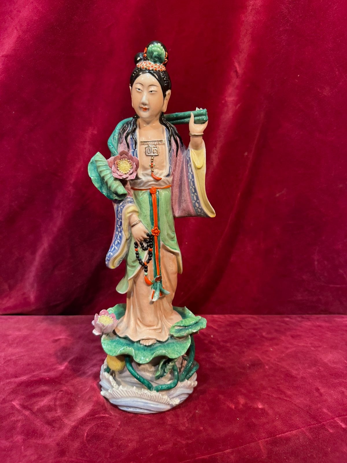 Belle statue de Guan Yin - Art asiatique, Envoi