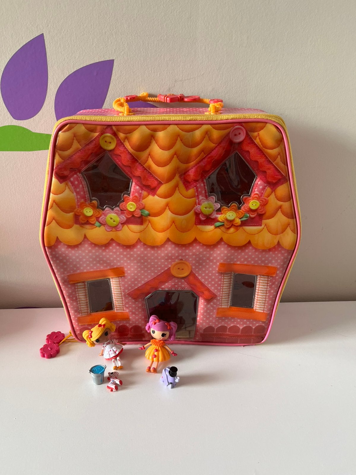 Étui de transport Lalaloopsy avec 2 figurines, Enlèvement ou Envoi, Comme neuf