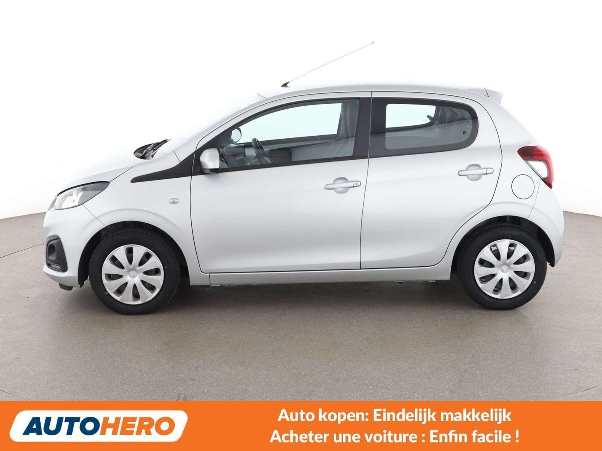 Peugeot 108 1.0 VTi Active (année de construction 2016), Argent ou Gris, Achat, 998 cm³, 69 ch