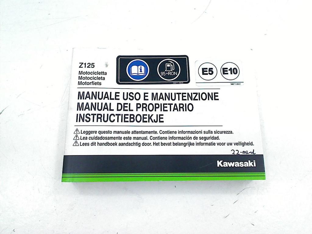 INSTRUKTIEBOEK Z 125 2018-2020 (BR125K) (99976-0200), Motoren, Dhr. S. di Majo, Gebruikt, Info@cama-motorparts.nl, P.J. Troelstraweg 8 8
3144 CX  MAASSLUIS, NL