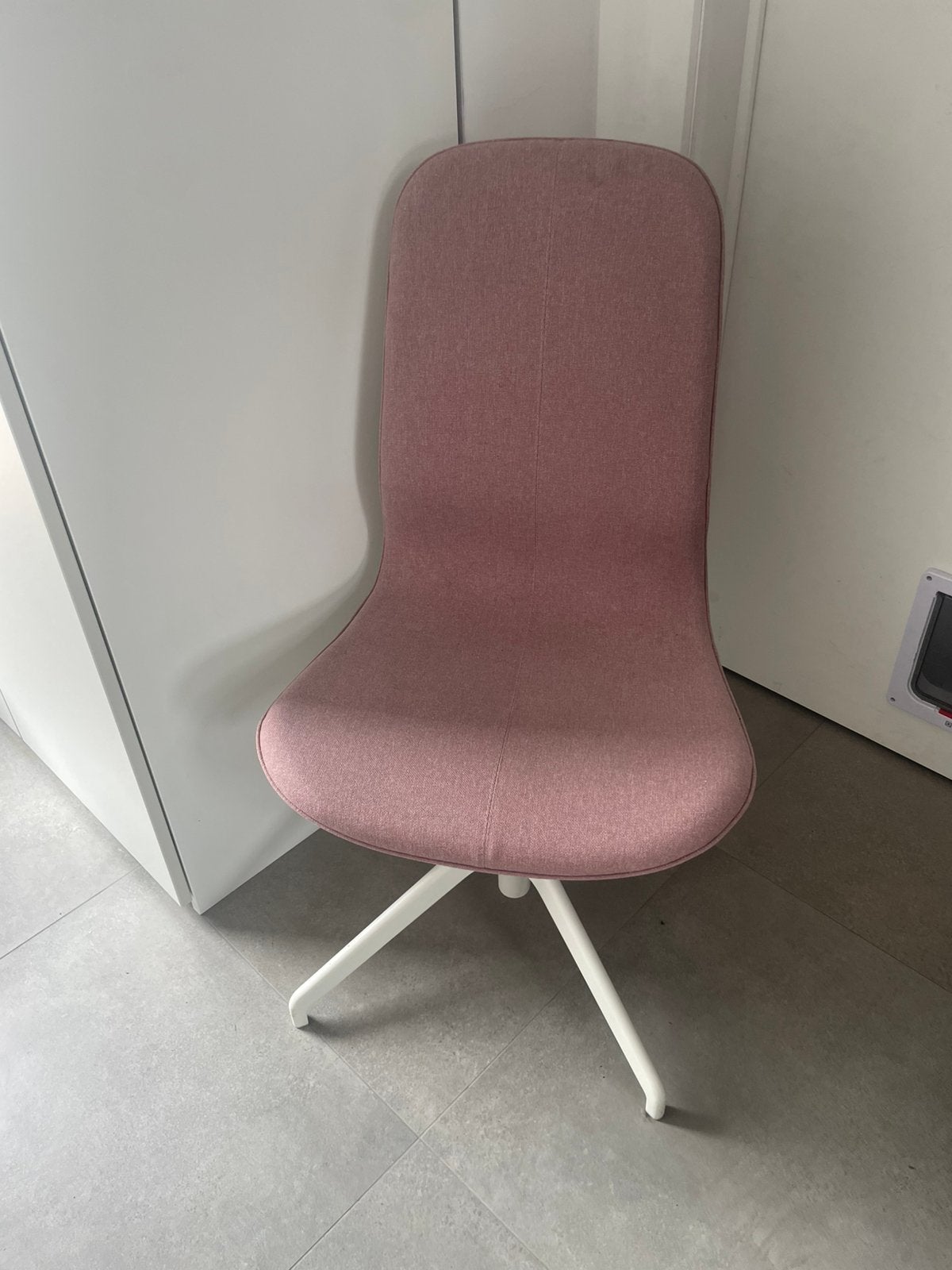 Roze bureau stoel, Ophalen, Zo goed als nieuw, Roze