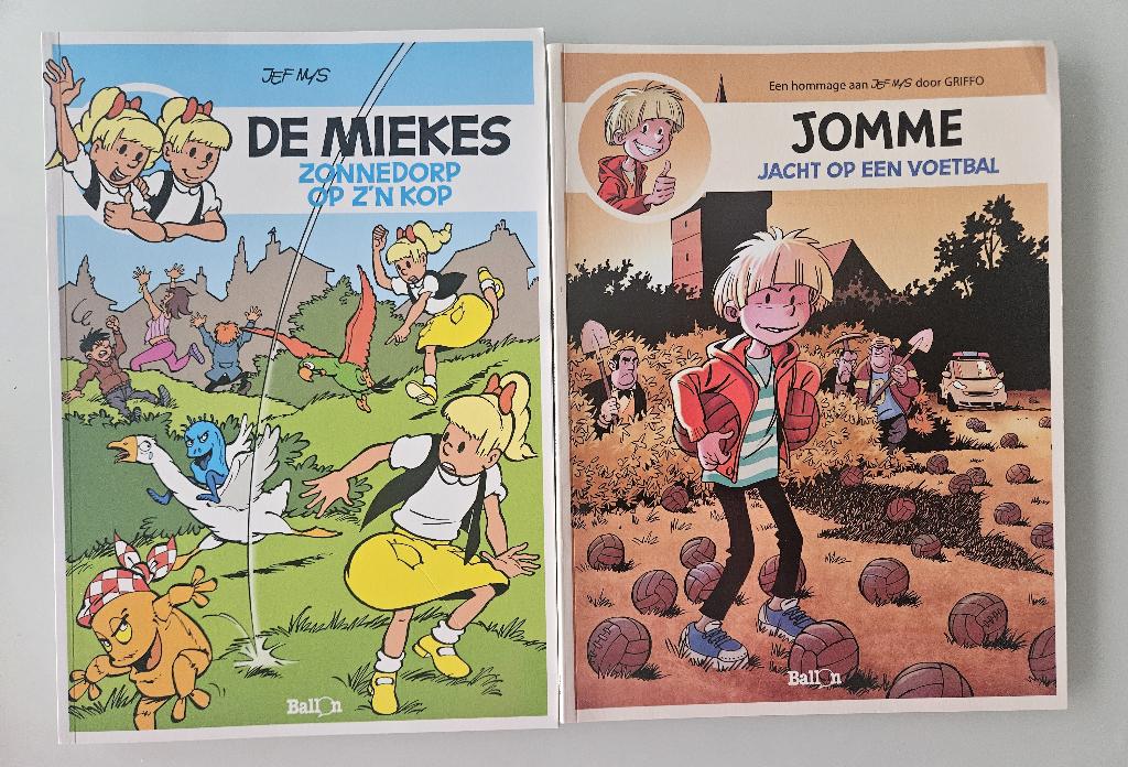 strips Jommeke, Boeken, Ophalen