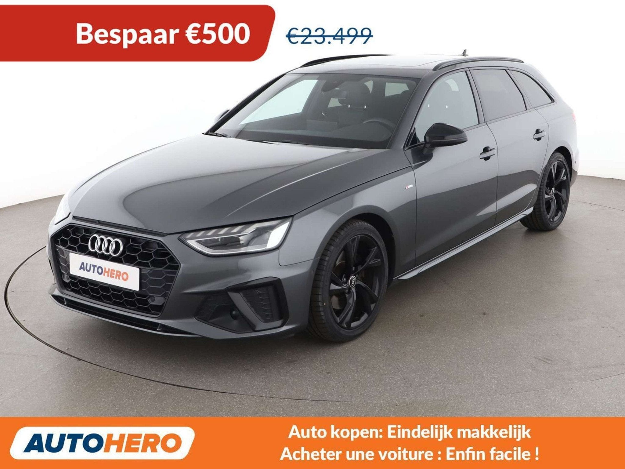 Audi A4 30 TDI Mild-Hybrid S line (bj 2021, automaat), https://public.car-pass.be/vhr/4a3d5c05-6a0e-4a69-89e7-62a346ff9a6b, 136 pk
