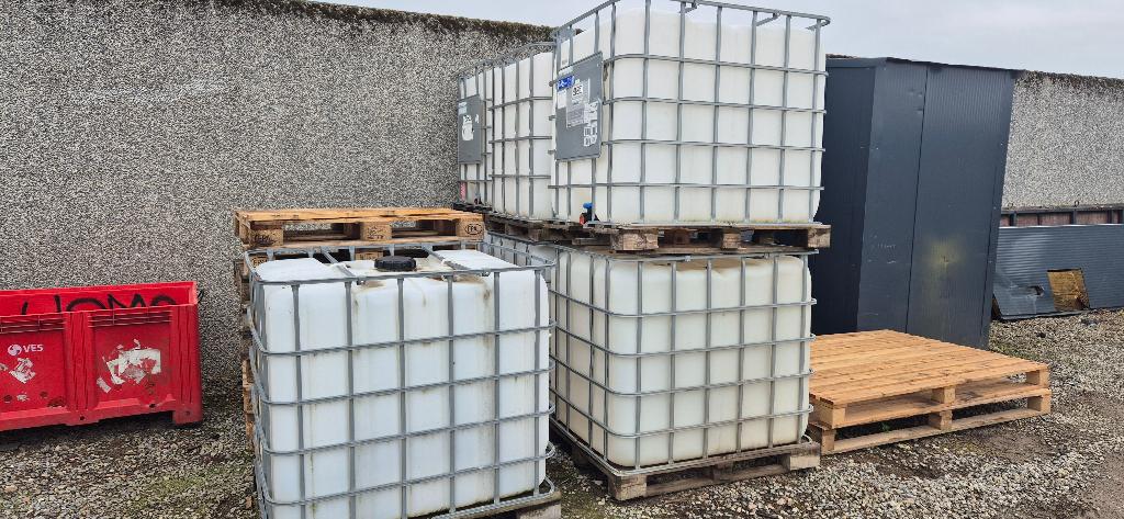 1.000L IBC ton voor regenwater, Tuin en Terras, Regentonnen, 150 liter of meer, Ophalen, Gebruikt, Kunststof