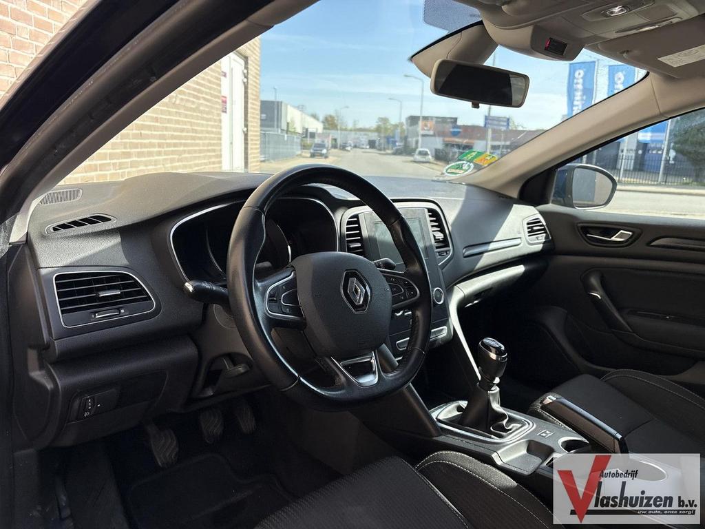 Renault Megane Estate 1.2 TCe Zen | Climate | Cruise | Navi, Auto's, Renault, Zwart, Blauw, Electronic Stability Program (ESP)