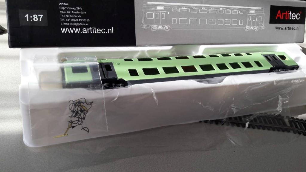 2  x artitec revisie rijtuigen  h0 nieuw, Neuf, Autres marques, Courant continu, Set de Trains