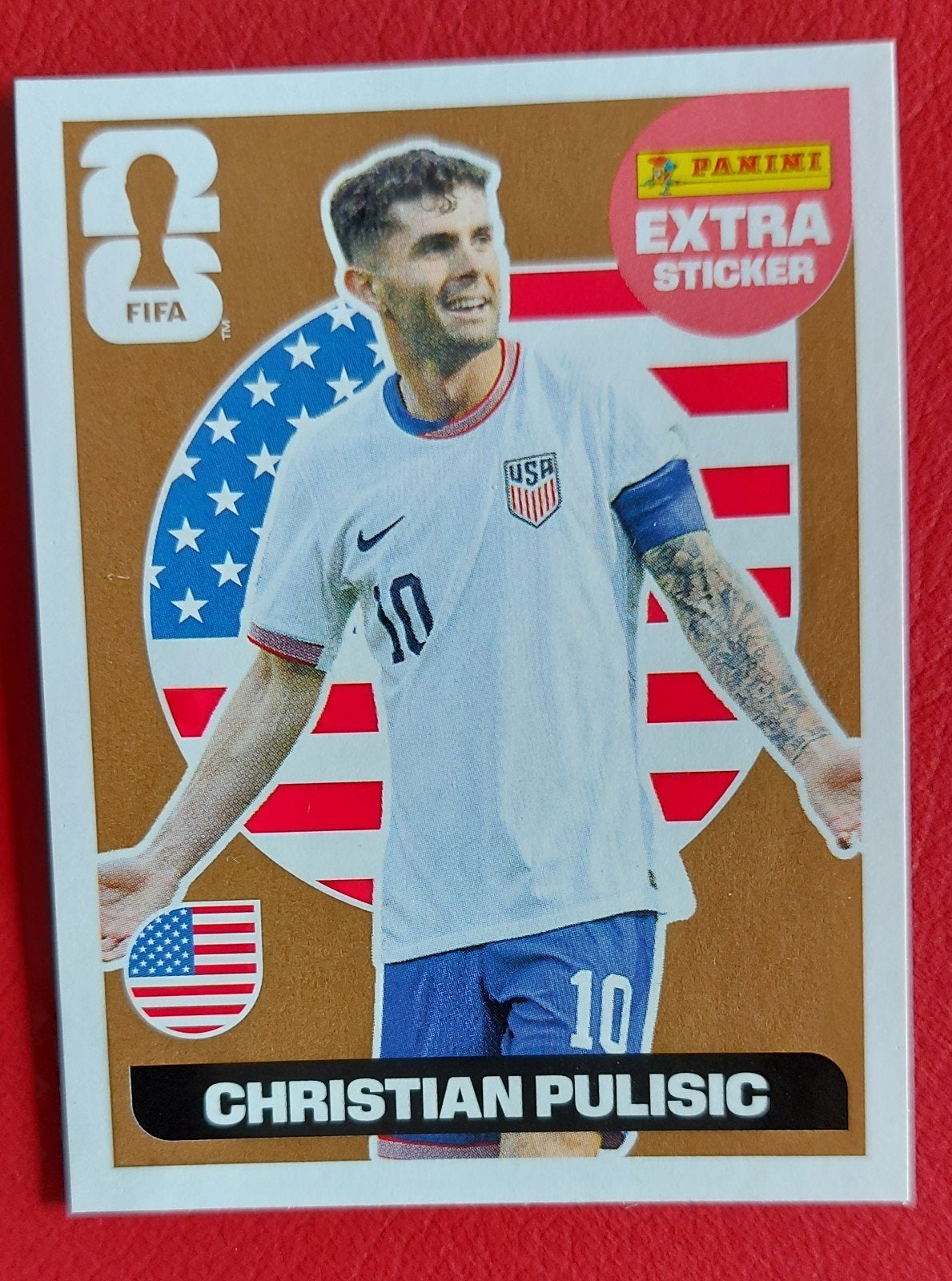 Autocollant supplémentaire Panini - Pulisic, Collections, Collections Autre, Enlèvement ou Envoi