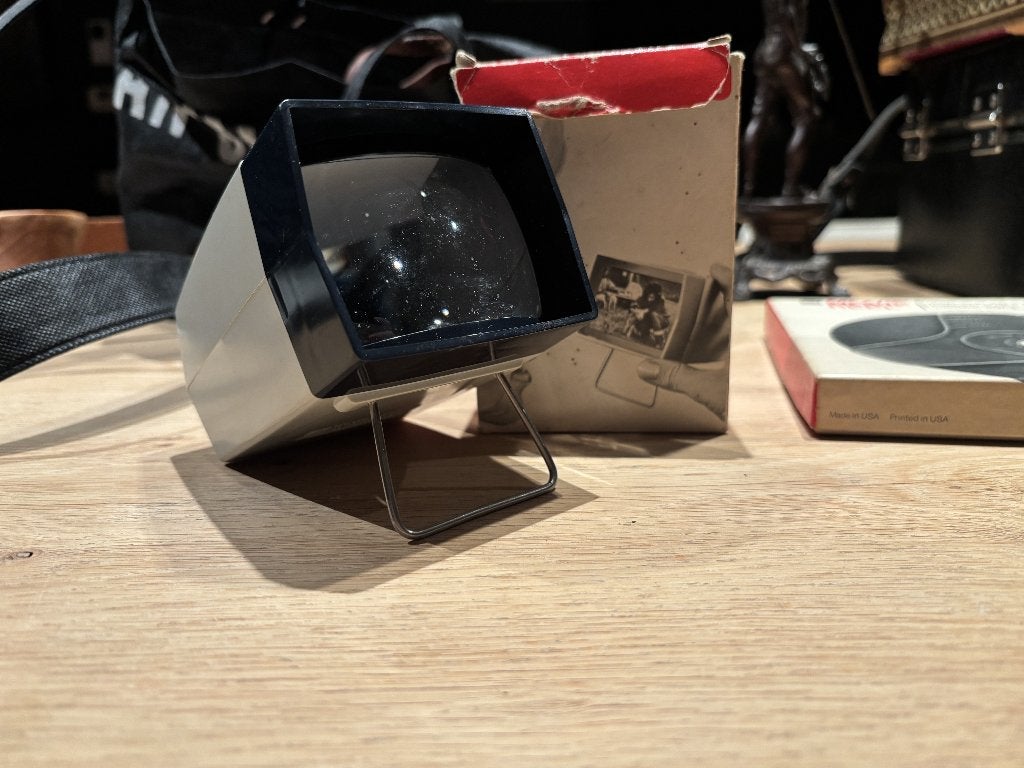 GAF Pana-Vue 9 diakijker met originele doos, TV, Hi-fi & Vidéo, Enlèvement ou Envoi, Comme neuf