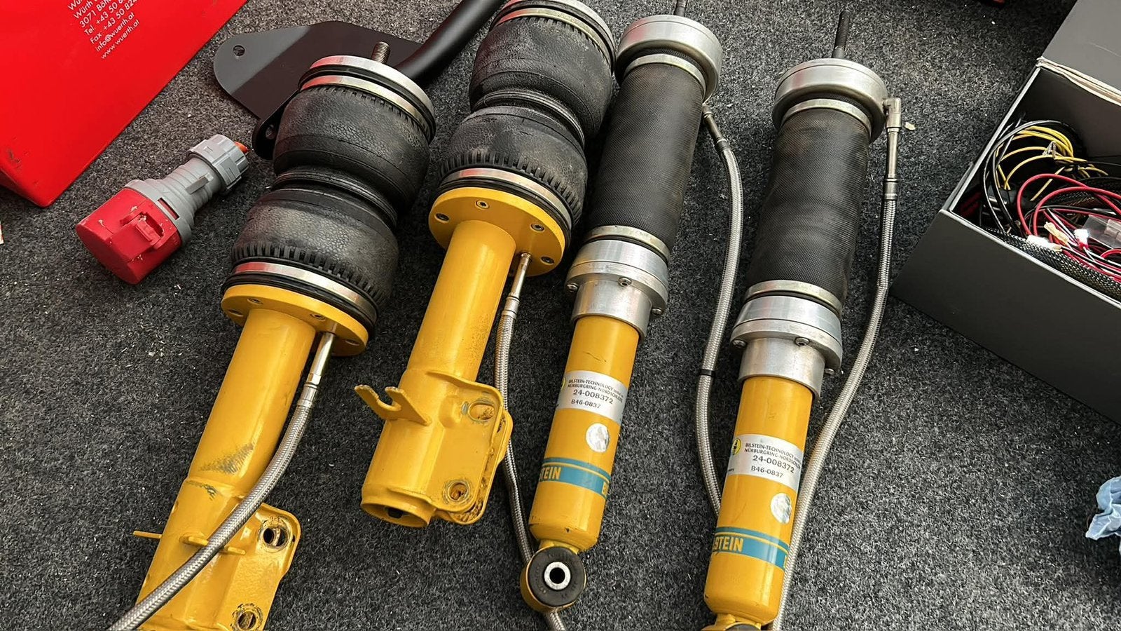 Vw golf 1 air ride  bilstein poten en balken, Ophalen