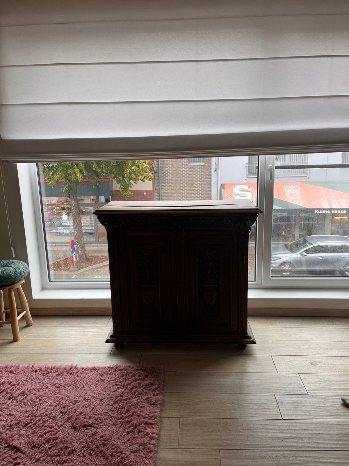 Set van 2 antieke kasten, Enlèvement
