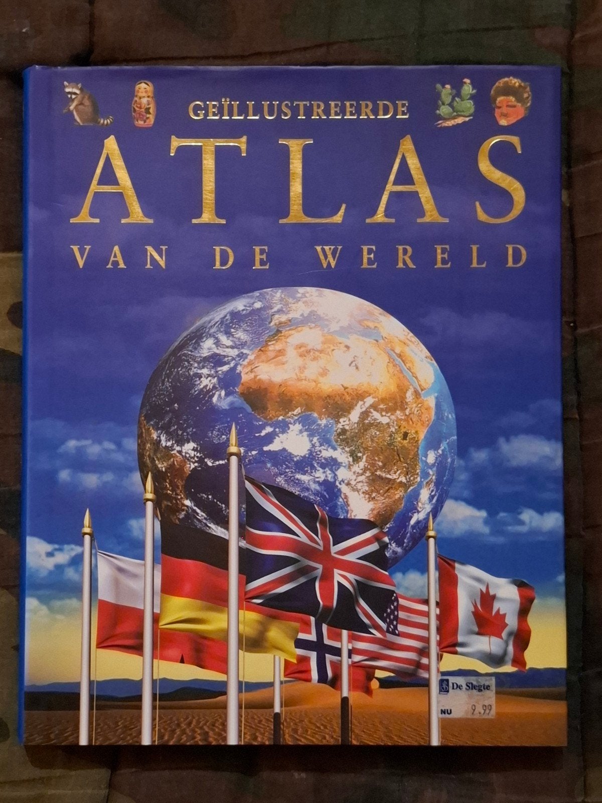 Geïllustreerde Atlas van de wereld, Livres, Atlas & Cartes géographiques, Enlèvement ou Envoi, Utilisé, Monde