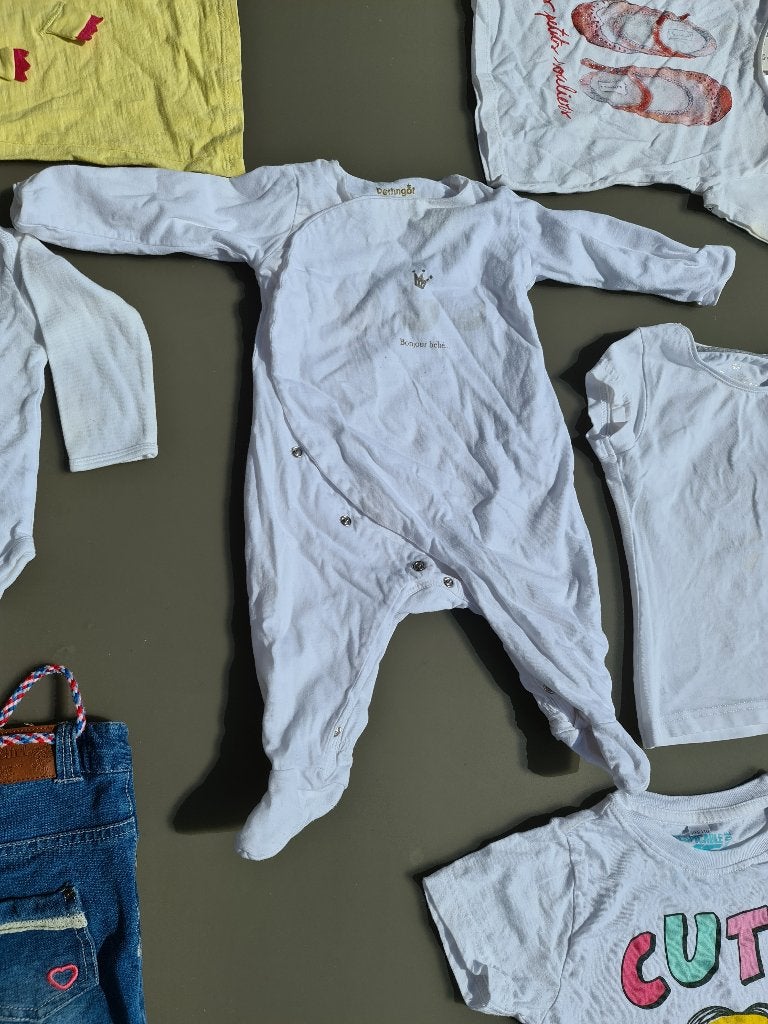 pyjama, rompertje, body Berlingot 3m/60cm, Kinderen en Baby's, Kinderkleding | Mutsen, Sjaals en Handschoenen, Ophalen, Zo goed als nieuw