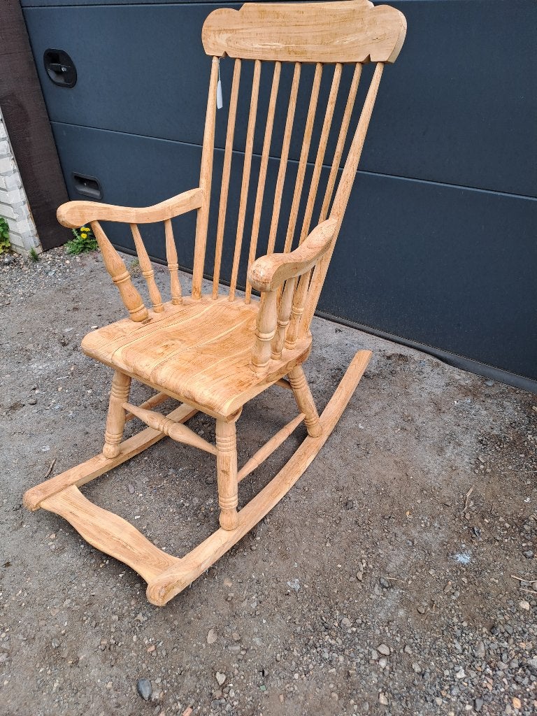 teak schommelstoel ( NIEUW ), Huis en Inrichting, Stoelen, Ophalen