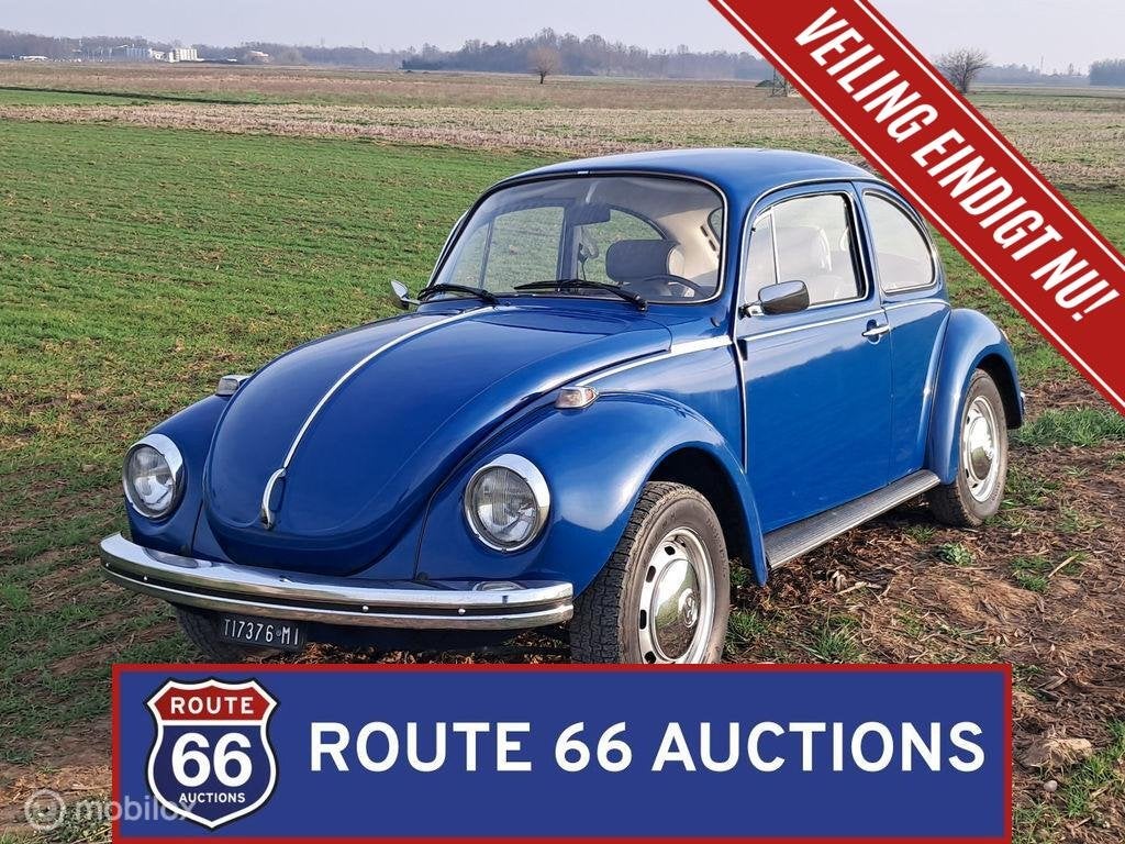 Volkswagen Beetle 1303 | 1973 | Route 66 Auctions, Auto's, Volkswagen, Zwart, Bedrijf, Handgeschakeld