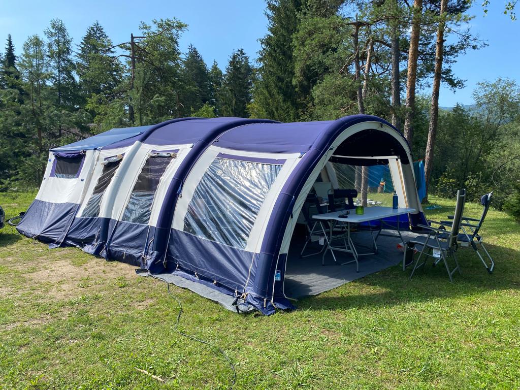 Vouwwagen Jamet Air 2018, Caravans en Kamperen, Ophalen, Aanwezig, Jamet, Tot en met 6