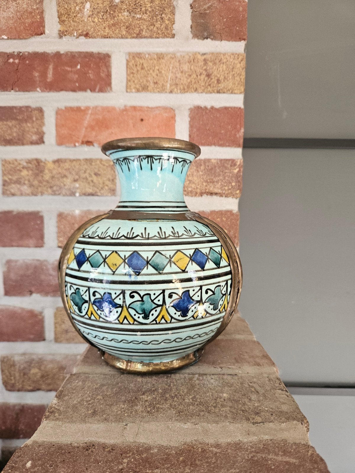 Marokkaanse vaas – A. Serghini, Safi (Gesigneerd), Antiek en Kunst, Ophalen of Verzenden
