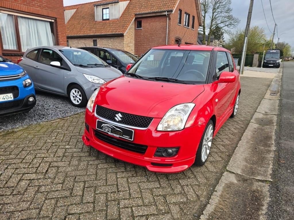 SUZUKI SWIFT/2008/BENZINE/92dKM/GEKEURD/GARANTIE, Auto's, 4 zetels, Stof, Zwart, Swift